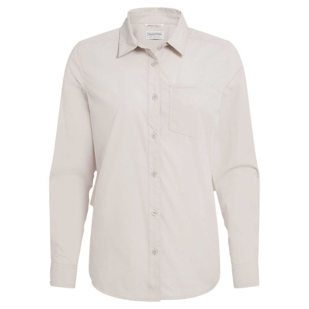 Craghoppers Womens/Ladies Kiwi III Long-Sleeved Shirt / Stone